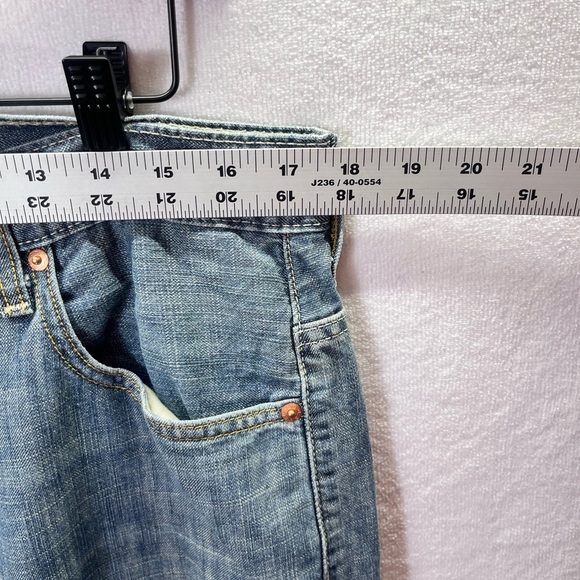 Levi’s 569 Loose Straight Fit Jeans Mens 34/30 Blue Denim Cotton Casual 1827 - Picture 3 of 7